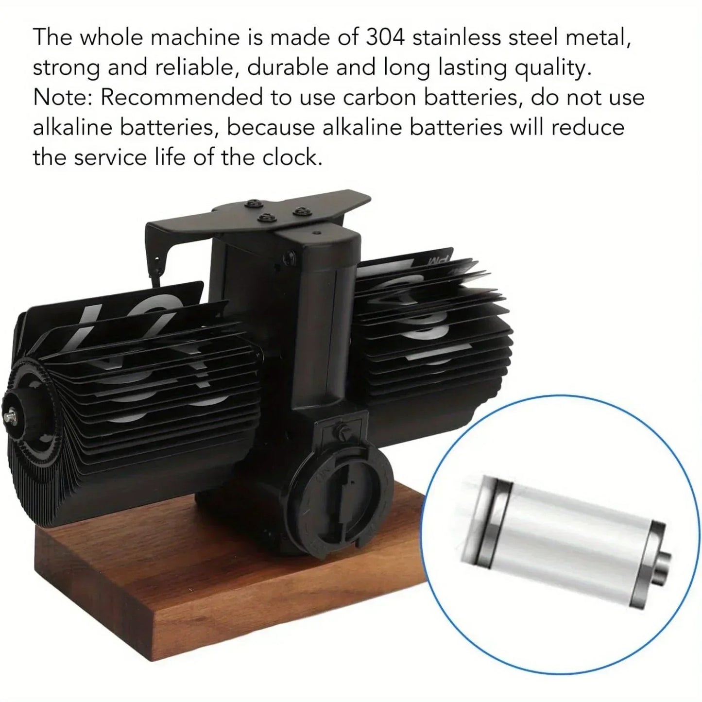 FlipFlow™ Retro Analog Desk Clock