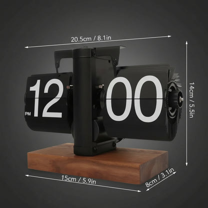 FlipFlow™ Retro Analog Desk Clock