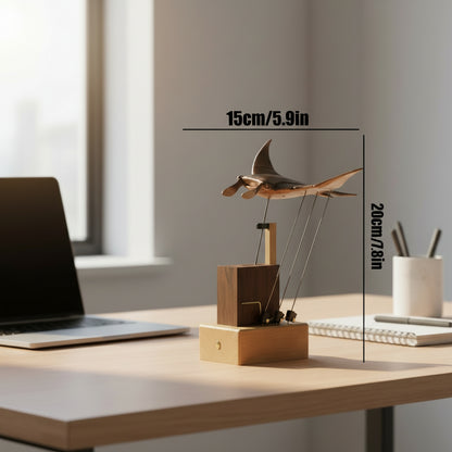 Bionic Handmade Wooden Manta Ray
